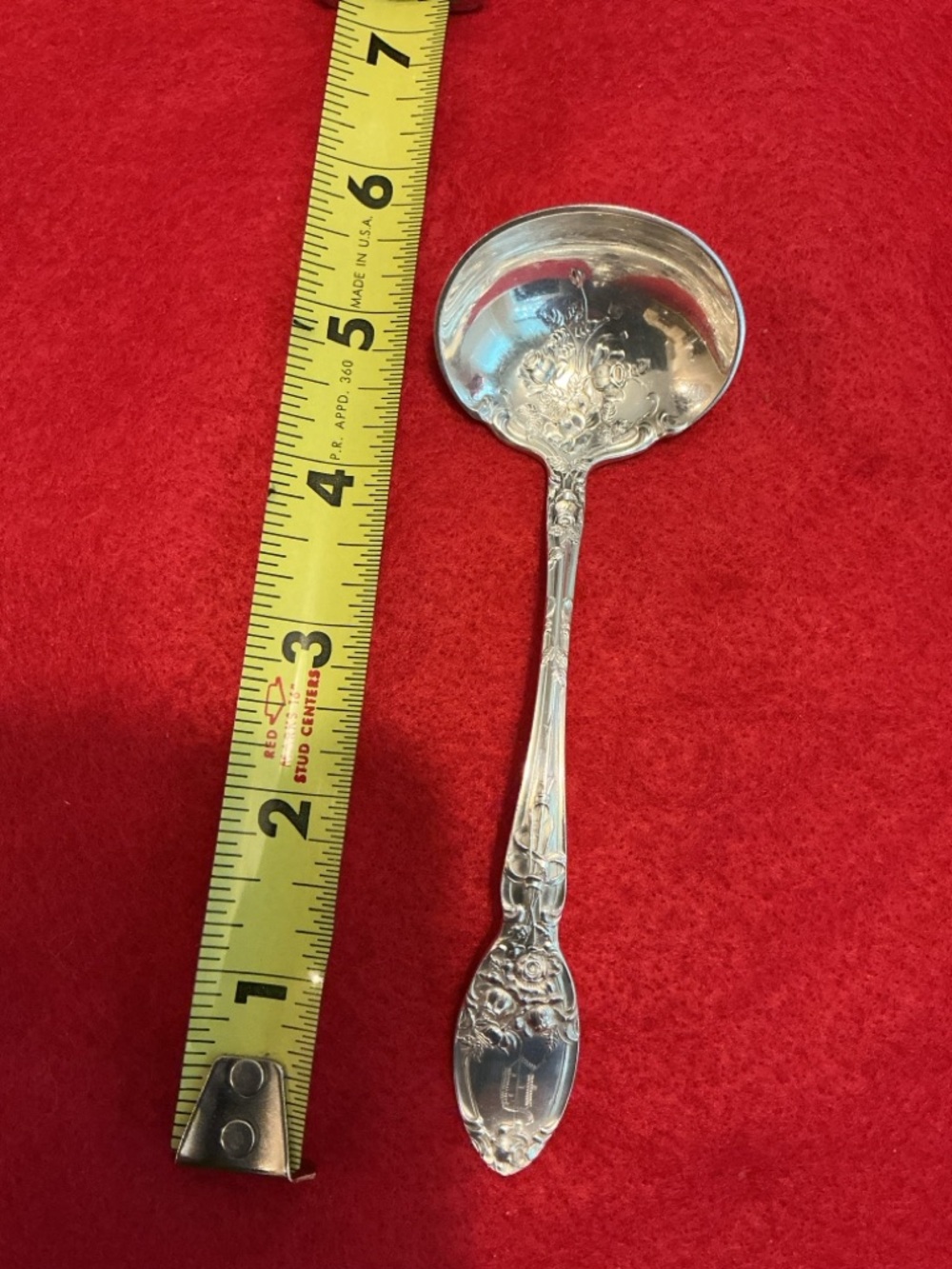 Alvin Silverplate Brides Bouquet Cream Ladle.